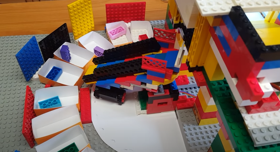 LEGO Sortierer (Color Sorter) mit raspberry pi